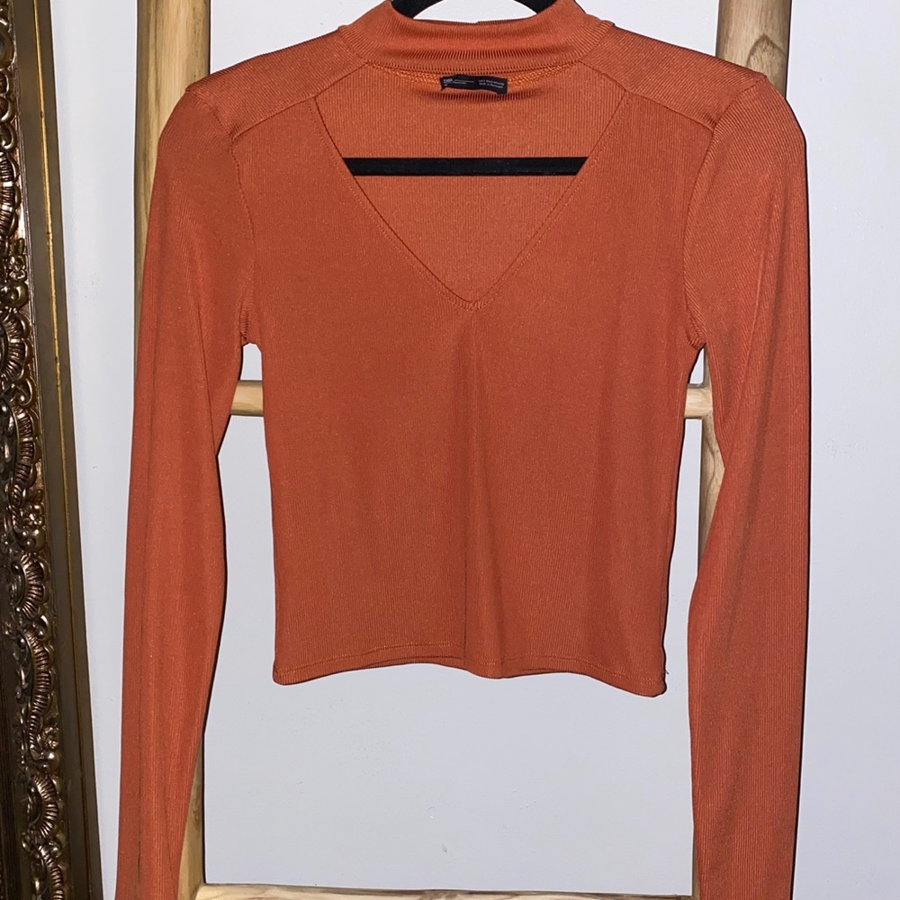 ZARA Cut-Out Long Sleeve